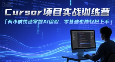 Cursor项目实战训练营，两小时快速掌握AI编程，零基础也能轻松上手 – 战狼项目网_分享创业资讯_最新网络项目资源-生财有道