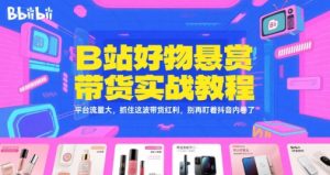 B站好物悬赏带货实战教程，平台流量大，抓住这波带货红利，别再盯着抖音内卷了 – 战狼项目网_分享创业资讯_最新网络项目资源-生财有道