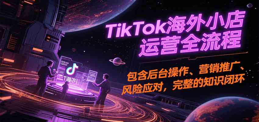TikTok海外小店运营全流程，包含后台操作、营销推广、风险应对，完整的知识闭环 – 战狼项目网_分享创业资讯_最新网络项目资源-生财有道