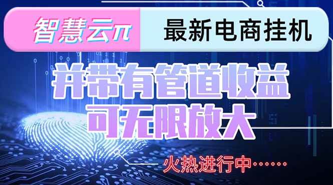 智慧云π电脑挂机单机每天收益300—500+ 并带有团队管道收益 可无限放大 – 战狼项目网_分享创业资讯_最新网络项目资源-生财有道