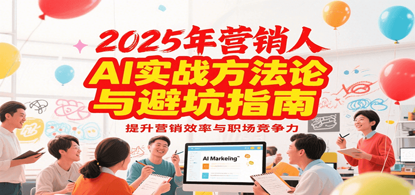 2025年营销实战方法论与避坑指南，利用AI提升营销效率与职场竞争力 – 战狼项目网_分享创业资讯_最新网络项目资源-生财有道