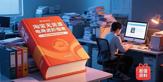 淘宝无货源电商进阶指南，包含新人课、进阶课，配套资料，蓝海选品等 – 战狼项目网_分享创业资讯_最新网络项目资源-生财有道
