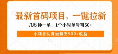 最新首码项目，操作最简单，收益高，一键拉新，1个小时单号可50+，小项目认真做每天5张+收益【揭秘】 – 战狼项目网_分享创业资讯_最新网络项目资源-生财有道