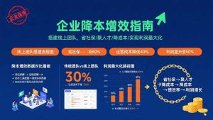 企业降本增效指南：搭建线上团队，省社保/聚人才/降成本/实现利润最大化 – 战狼项目网_分享创业资讯_最新网络项目资源-生财有道