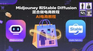 Midjourney和Stable Diffusion混合做电商教程-ai电商教程 – 战狼项目网_分享创业资讯_最新网络项目资源-生财有道