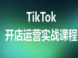 TikTok开店运营实战课程，TK跨境电商实操全流程 – 战狼项目网_分享创业资讯_最新网络项目资源-生财有道