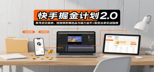 快手掘金计划2.0，账号定位装修、短视频剪辑选品与磁力金牛+裂变出单实战指南 – 战狼项目网_分享创业资讯_最新网络项目资源-生财有道