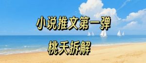 小说推文项目操作全流程第一弹，0粉就能做，门槛低非常适合新手 – 战狼项目网_分享创业资讯_最新网络项目资源-生财有道