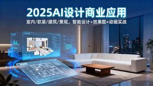 2025AI设计商业应用：室内/软装/建筑/景观，智能设计+效果图+动画实战 – 战狼项目网_分享创业资讯_最新网络项目资源-生财有道