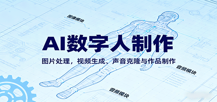 AI永生数字人制作教程：图片处理，视频生成、声音克隆与作品制作 – 战狼项目网_分享创业资讯_最新网络项目资源-生财有道