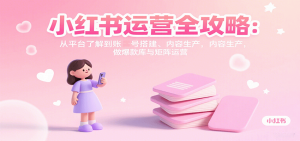 小红书运营全攻略：从平台了解到账号搭建、内容生产，做爆款库与矩阵运营 – 战狼项目网_分享创业资讯_最新网络项目资源-生财有道