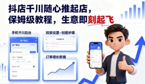 抖店千川随心推起店，保姆级教程，生意即刻起飞 – 战狼项目网_分享创业资讯_最新网络项目资源-生财有道