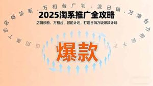 2025淘系推广全攻略，店铺诊断、万相台、智能计划，打造日销万级爆款计划 – 战狼项目网_分享创业资讯_最新网络项目资源-生财有道
