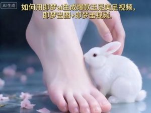 如何用即梦ai生成爆款玉足美足视频，即梦出图+即梦出视频，快速涨粉 – 战狼项目网_分享创业资讯_最新网络项目资源-生财有道