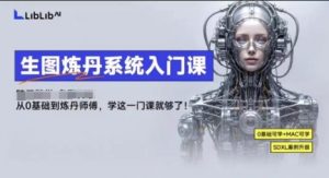LibLibAI哩布哩布生图炼丹系统入门课，从生图到炼丹，只学这一门就够了 – 战狼项目网_分享创业资讯_最新网络项目资源-生财有道
