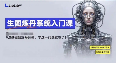 LibLibAI哩布哩布生图炼丹系统入门课，从生图到炼丹，只学这一门就够了 – 战狼项目网_分享创业资讯_最新网络项目资源-生财有道