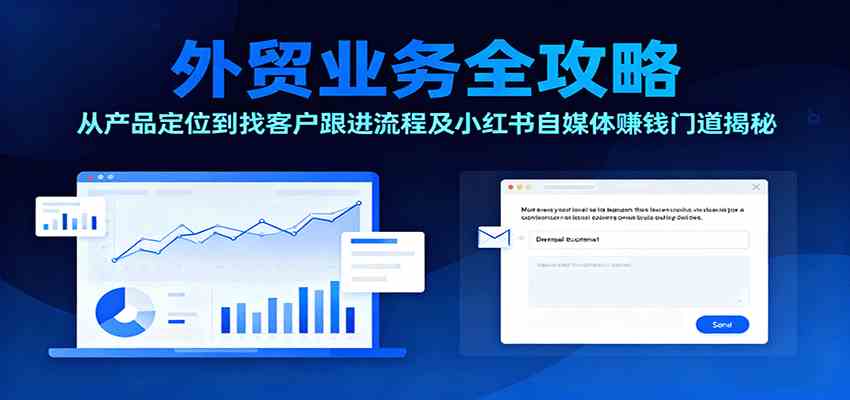 外贸业务全攻略：从产品定位到找客户跟进流程及小红书自媒体赚钱门道揭秘 – 战狼项目网_分享创业资讯_最新网络项目资源-生财有道
