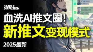 最新AI动态电影漫画小说推文，全流程实操教学，小白也能月入1万+ – 战狼项目网_分享创业资讯_最新网络项目资源-生财有道