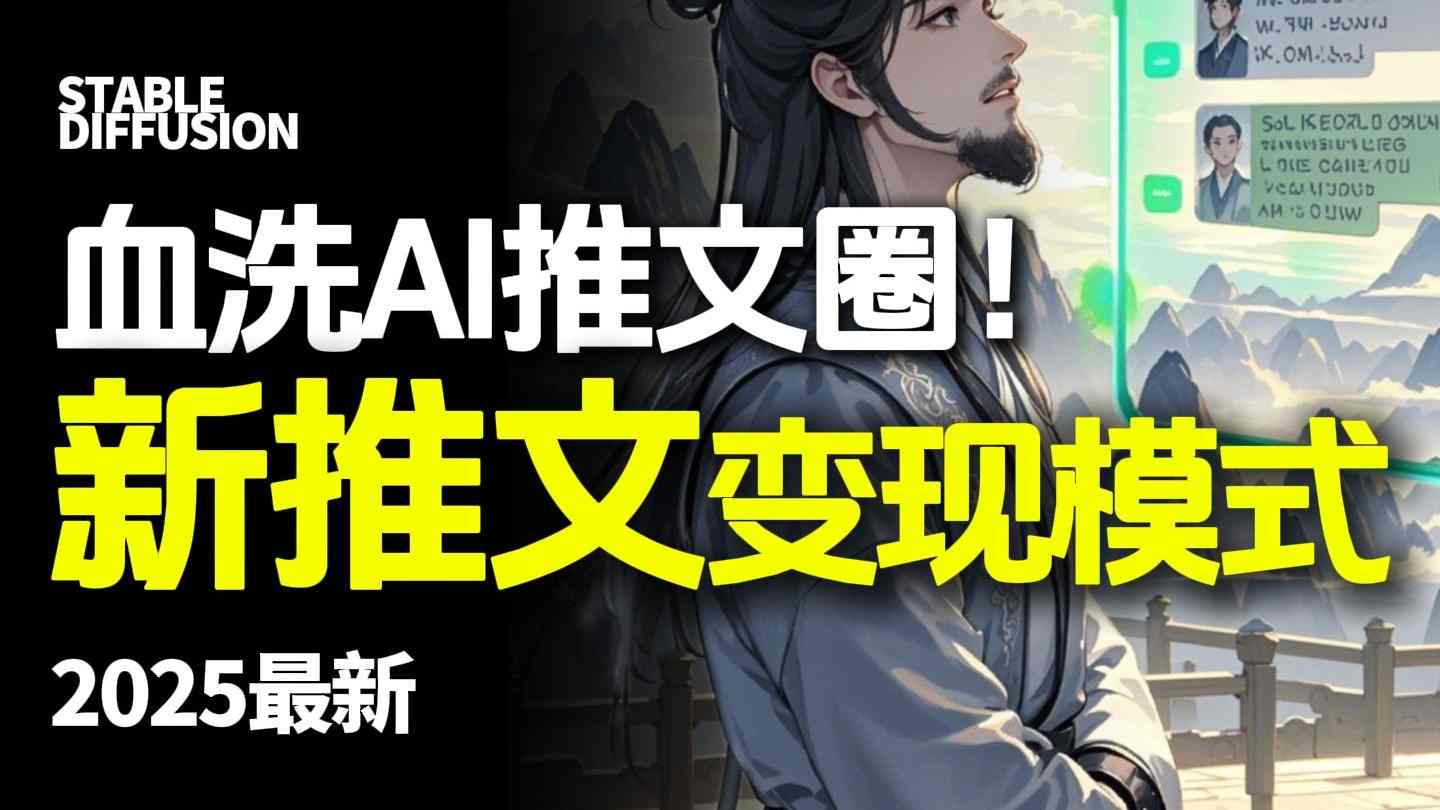 最新AI动态电影漫画小说推文，全流程实操教学，小白也能月入1W+ – 战狼项目网_分享创业资讯_最新网络项目资源-生财有道