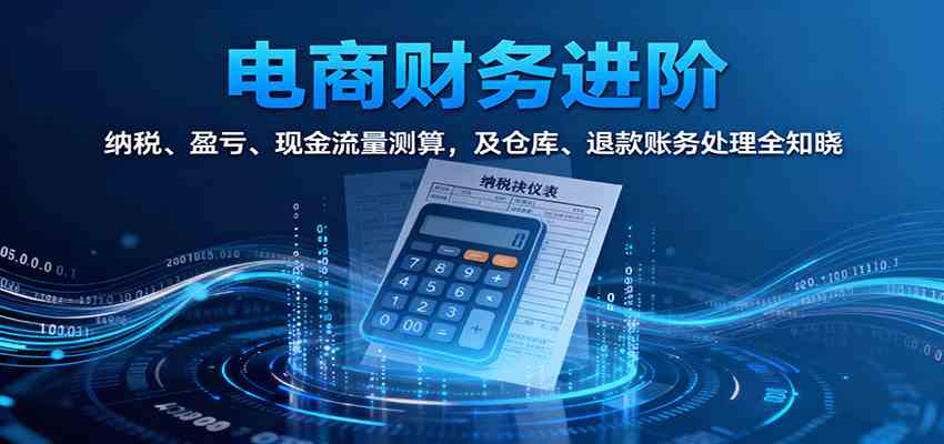 电商财务进阶：纳税、盈亏、现金流量测算，及仓库、退款账务处理全知晓 – 战狼项目网_分享创业资讯_最新网络项目资源-生财有道