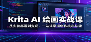 Krita AI 绘画实战课：从安装部署到变现，一站式掌握创作核心技能 – 战狼项目网_分享创业资讯_最新网络项目资源-生财有道