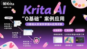Krita AI绘画入门课，0基础从安装到案例应用krita AI使用详解 – 战狼项目网_分享创业资讯_最新网络项目资源-生财有道
