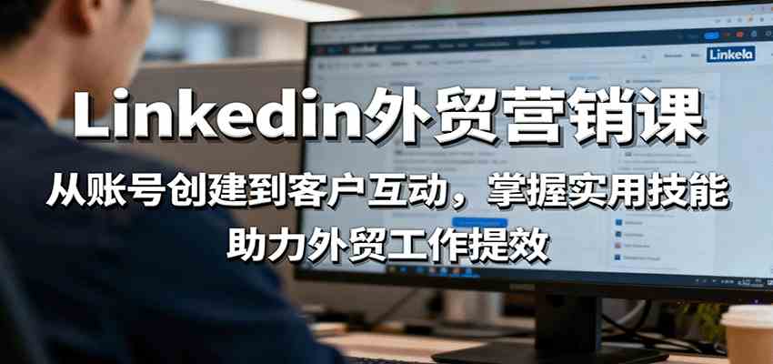 LinkedIn外贸营销课：从账号创建到客户互动，掌握实用技能，助力外贸工作提效 – 战狼项目网_分享创业资讯_最新网络项目资源-生财有道
