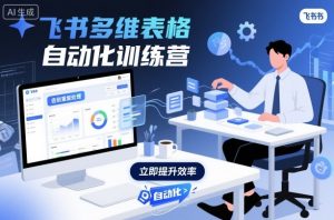 飞书多维表格自动化训练营，手把手教你告别重复处理，用多维表格开启高效办公新模式 – 战狼项目网_分享创业资讯_最新网络项目资源-生财有道