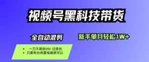 视频号黑科技短视频带货，新手一个月也1W+，纯搬运一刀不用剪，零投入【揭秘】 – 战狼项目网_分享创业资讯_最新网络项目资源-生财有道