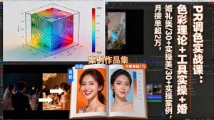 PR调色实战课:色彩理论+工具实操+婚礼医美/30+实操案例,月接单超2万 – 战狼项目网_分享创业资讯_最新网络项目资源-生财有道