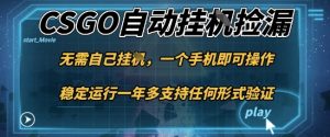 游戏自动挂G捡漏,一个手机即可操作,当天可操作见到结果,新手小白轻松月入1W+【揭秘】 – 战狼项目网_分享创业资讯_最新网络项目资源-生财有道