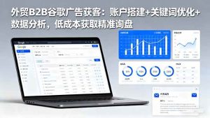 外贸B2B谷歌广告获客：账户搭建+关键词优化+数据分析，低成本获取精准询盘 – 战狼项目网_分享创业资讯_最新网络项目资源-生财有道