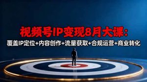 视频号IP变现8月大课，覆盖IP定位+内容创作+流量获取+合规运营+商业转化 – 战狼项目网_分享创业资讯_最新网络项目资源-生财有道