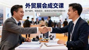 外贸展会成交课，含目标制定、客户邀约、现场成交，系统化SOP提升参展ROI – 战狼项目网_分享创业资讯_最新网络项目资源-生财有道