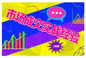 市场成交实战经验,从认知觉醒到实操落地,快速掌握市场开拓与成交核心能力 – 战狼项目网_分享创业资讯_最新网络项目资源-生财有道