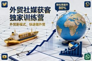 外贸社媒获客独家训练营，外贸新模式，快速做外贸 – 战狼项目网_分享创业资讯_最新网络项目资源-生财有道