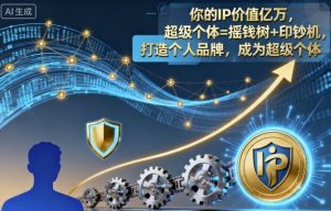 你的IP价值亿万，超级个体=摇钱树+印钞机，打造个人品牌，成为超级个体 – 战狼项目网_分享创业资讯_最新网络项目资源-生财有道