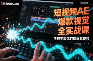 短视频AE爆款视觉全实战课，手把手教你打造爆款视频 – 战狼项目网_分享创业资讯_最新网络项目资源-生财有道