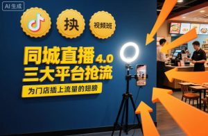 同城直播实操班4.0，三大平台抢流，为门店插上流量的翅膀 – 战狼项目网_分享创业资讯_最新网络项目资源-生财有道