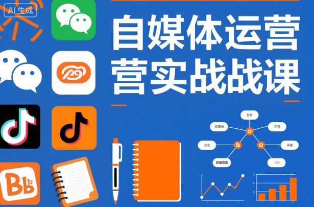 自媒体运营实战课，掌握一套系统的自媒体运营底层方法论，成为优秀的内容创作者 – 战狼项目网_分享创业资讯_最新网络项目资源-生财有道
