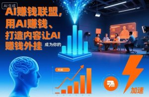 AI賺钱联盟，用AI賺钱、打造内容让AI成为你的賺钱外挂 – 战狼项目网_分享创业资讯_最新网络项目资源-生财有道