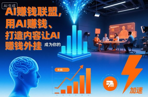 AI賺钱联盟，用AI賺钱、打造内容让AI成为你的賺钱外挂 – 战狼项目网_分享创业资讯_最新网络项目资源-生财有道