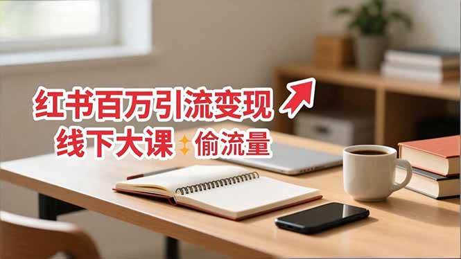 小红书百万引流变现-11月线下大课：分享从0到百万引流路径，手把手教偷流量、拿结果 – 战狼项目网_分享创业资讯_最新网络项目资源-生财有道