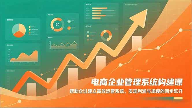 电商企业管理系统构建课：帮助企业建立高效运营系统，实现利润与规模的同步跃升 – 战狼项目网_分享创业资讯_最新网络项目资源-生财有道