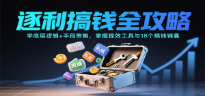 逐利搞钱全攻略：学底层逻辑+手段策略，掌握提效工具与18个搞钱锦囊（更新11月） – 战狼项目网_分享创业资讯_最新网络项目资源-生财有道