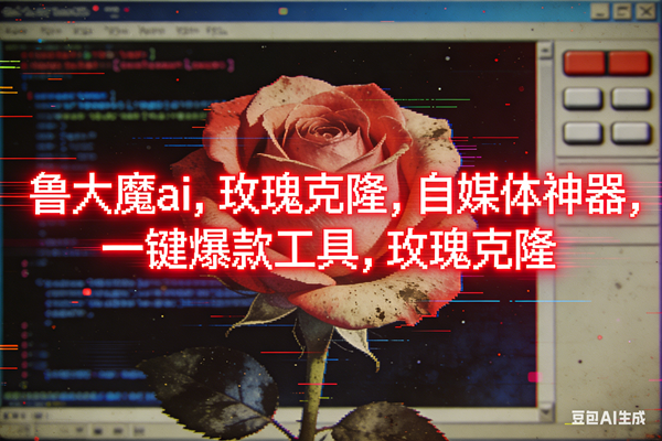 ai鲁大魔，自媒体必备的软件，玫瑰克隆神器，一键爆款，详细教程 – 战狼项目网_分享创业资讯_最新网络项目资源-生财有道