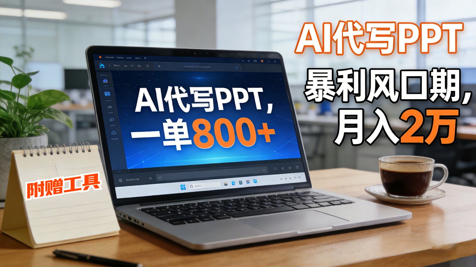 AI 代写做 PPT！一单狂赚 800+，风口期月入 2 万（工具 + 提示词直接送） – 战狼项目网_分享创业资讯_最新网络项目资源-生财有道