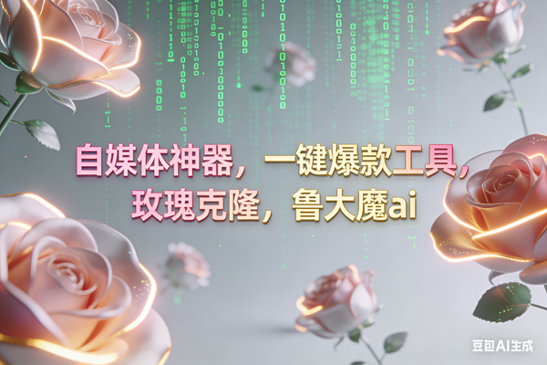 ai鲁大魔，自媒体必备的软件，玫瑰克隆神器，一键爆款，详细教程 – 战狼项目网_分享创业资讯_最新网络项目资源-生财有道