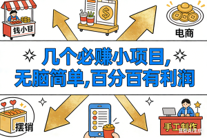 9个必赚小项目，无脑简单，百分百有利润，副业首选，日入200+ – 战狼项目网_分享创业资讯_最新网络项目资源-生财有道