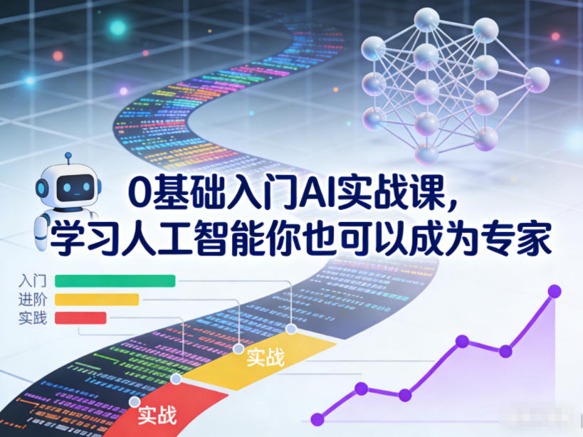 0基础入门AI实战课，学习人工智能你也可以成为专家 – 战狼项目网_分享创业资讯_最新网络项目资源-生财有道